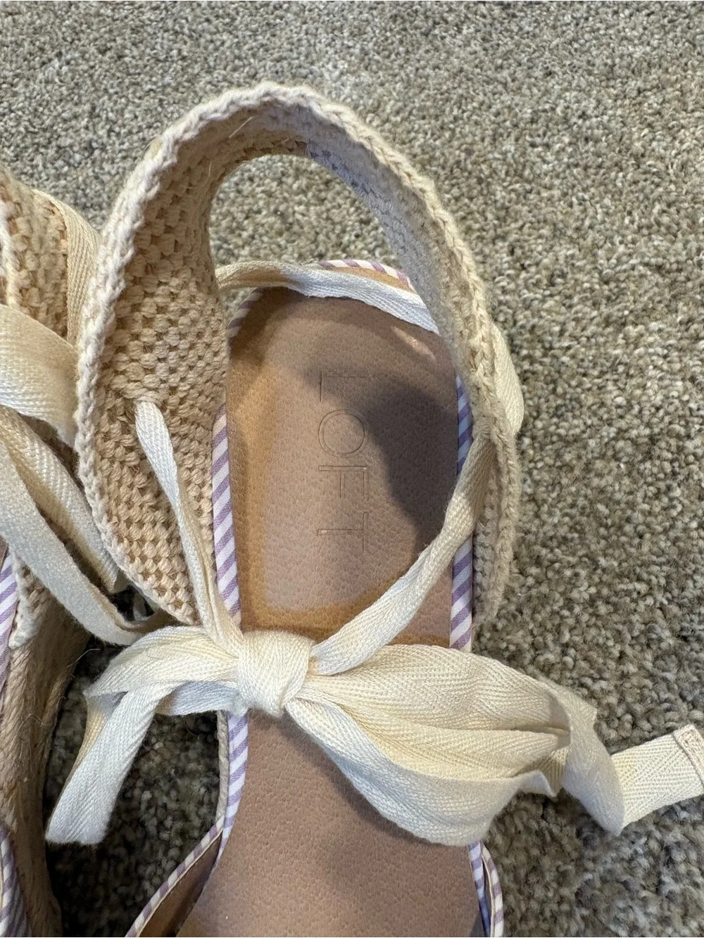 LOFT espadrille wedge